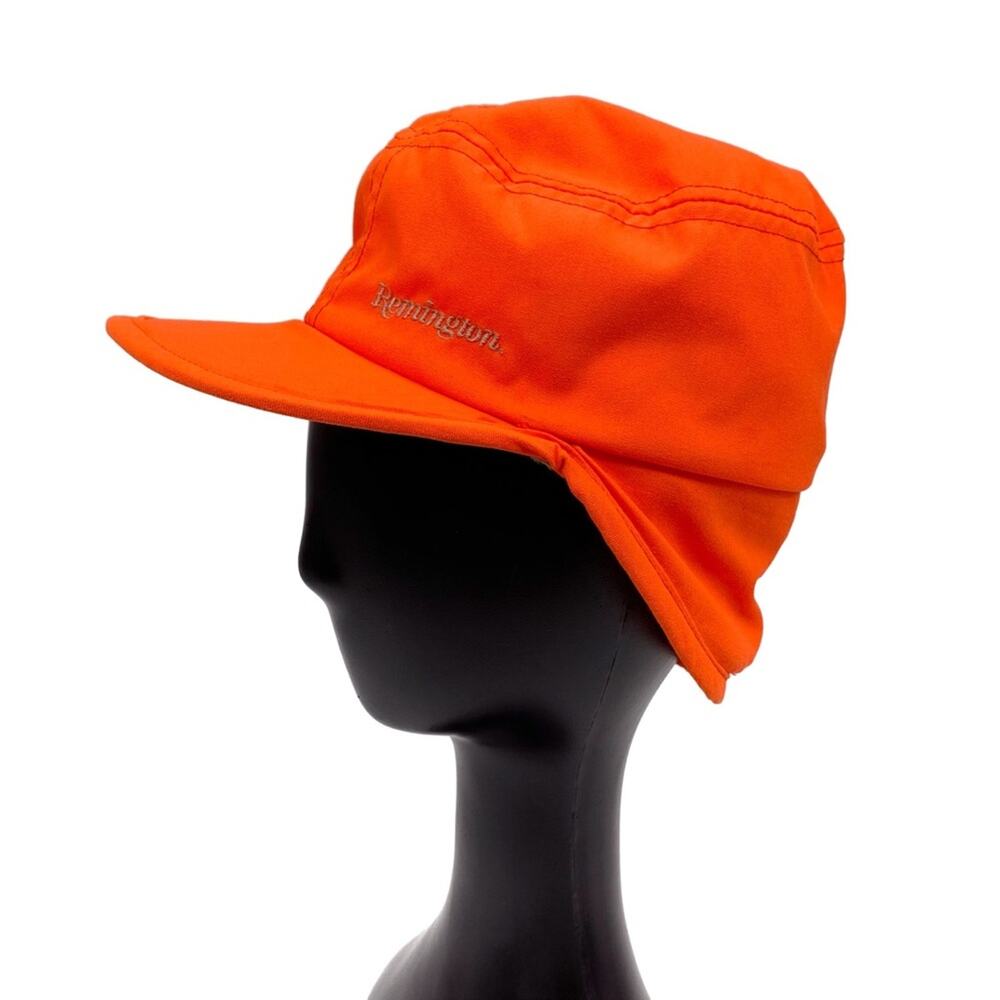VTG REMINGTON Gore-Tex Ear Flap Hunting Hat Blaze Orange